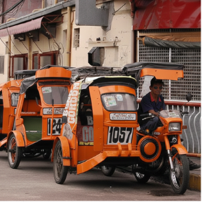 Orange Tricycle
